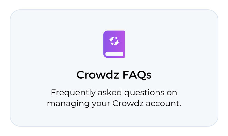 KB Crowdz FAQs